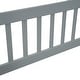 preview thumbnail 17 of 16, Twin Floor House Bed with Fence,Guardrails