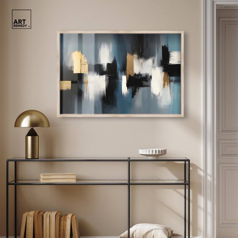 Within Blues Shadowbox by Art Remedy