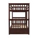 preview thumbnail 13 of 16, American Classic Traditional Style Twin-Over-Twin Bunk Bed with Ladders and Two Storage Drawers