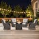 Option Brown Wicker Beige Cushion