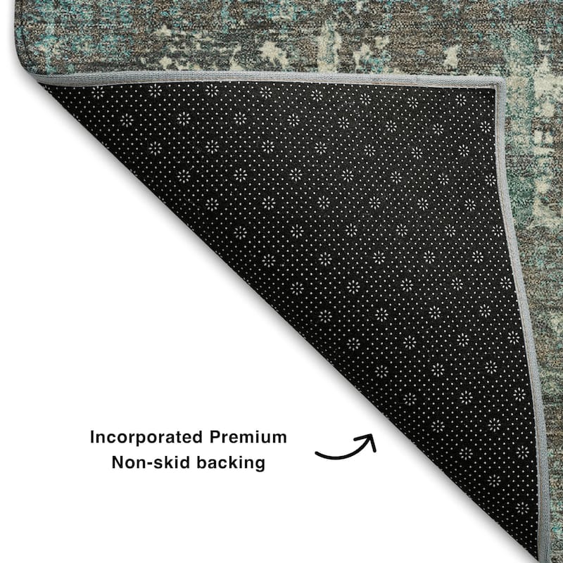 Premium Washable Super Soft Modern Hatch Mayfield Rug