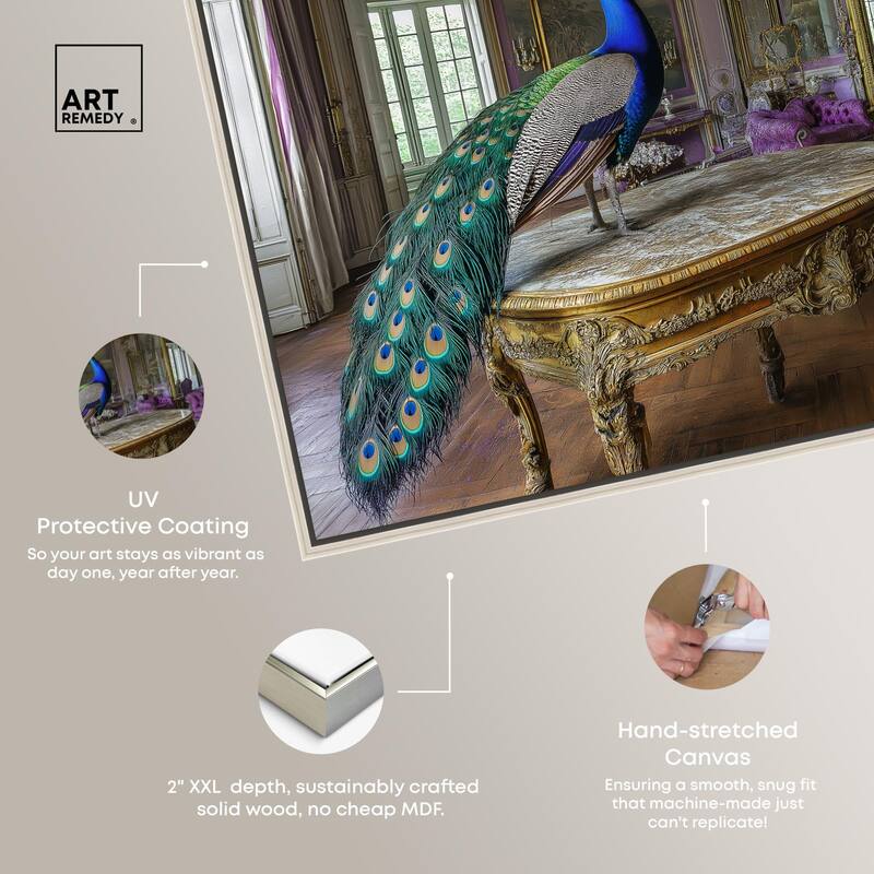 Royal Plumage Canvas by Art Remedy