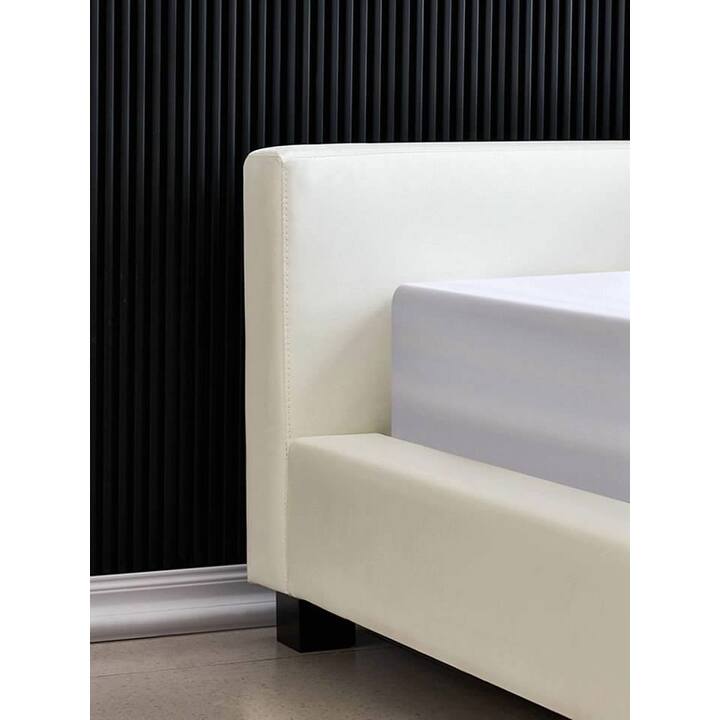 Greatime Modern leatherette Platform Bed