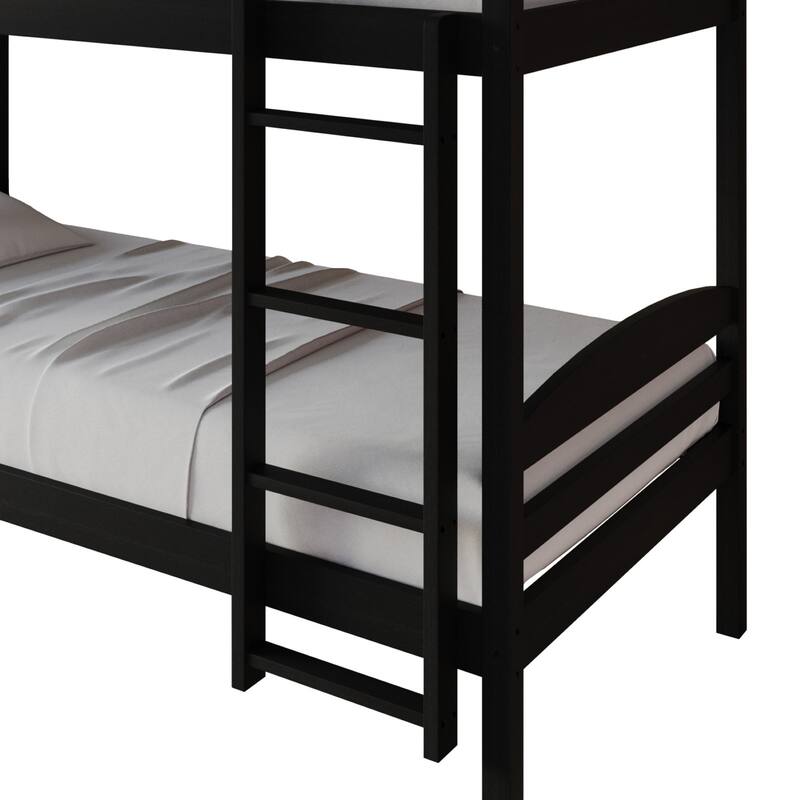 CraftPorch Contemporary Twin Over Twin Bunk Bed