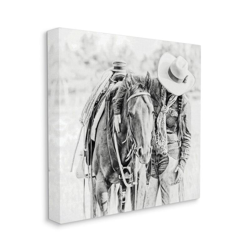 Stupell True Love Cowboy Photography Canvas Wall Art Design by PBurchettePhoto