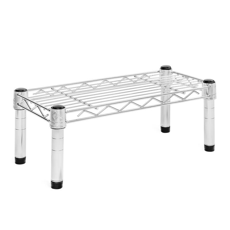 Chrome Wire Shelving with 1 Shelf - 8"d x 6"h - 18