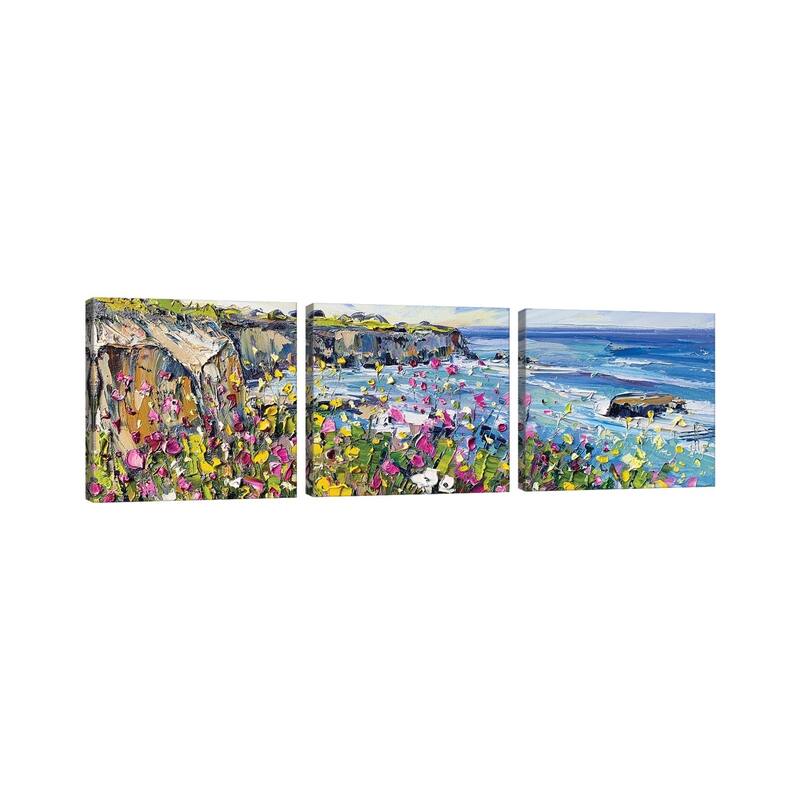iCanvas "Springtime In California" by Lisa Elley 3-Piece Canvas Wall Art Set