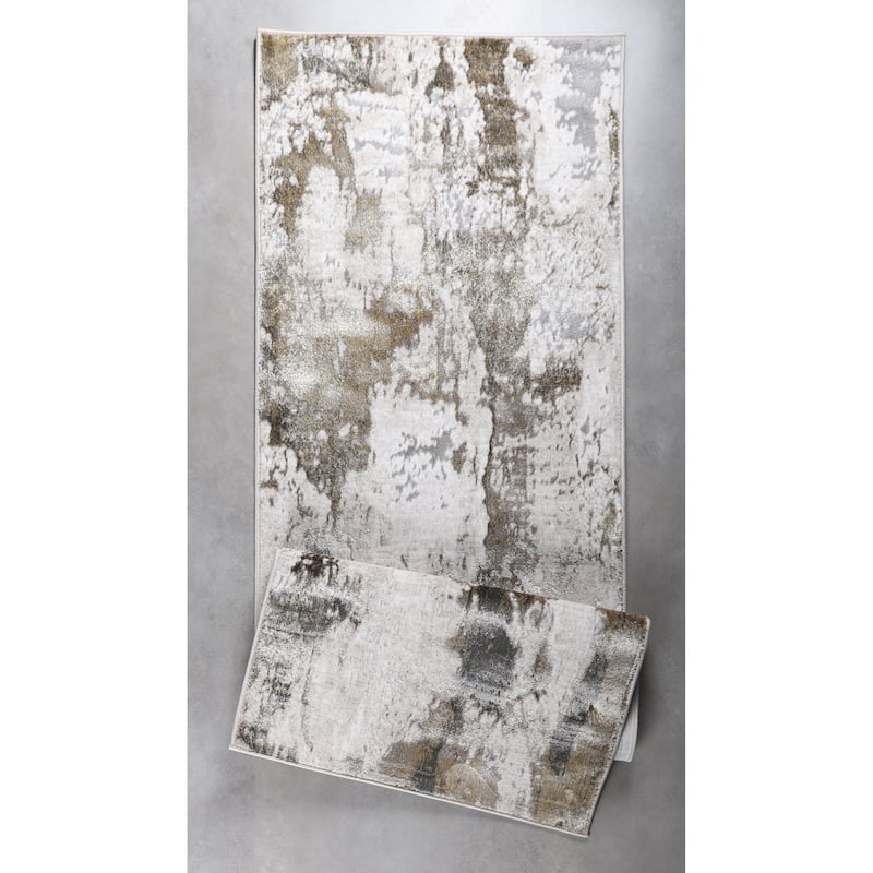 Viana Collection Modern Abstract Area Rug