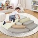 preview thumbnail 11 of 16, 7-Piece Soft Foam Climbing Blocks,Soft Climb& Crawl Playset Indoor