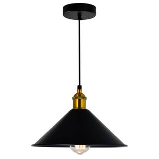 Brave 1 Light 10in Black Mini Pendant