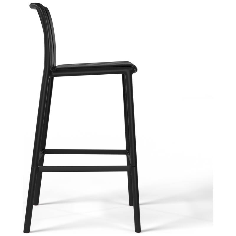 Frond and Form 29.5 Inch Outdoor Bar Stool (Set of 2)