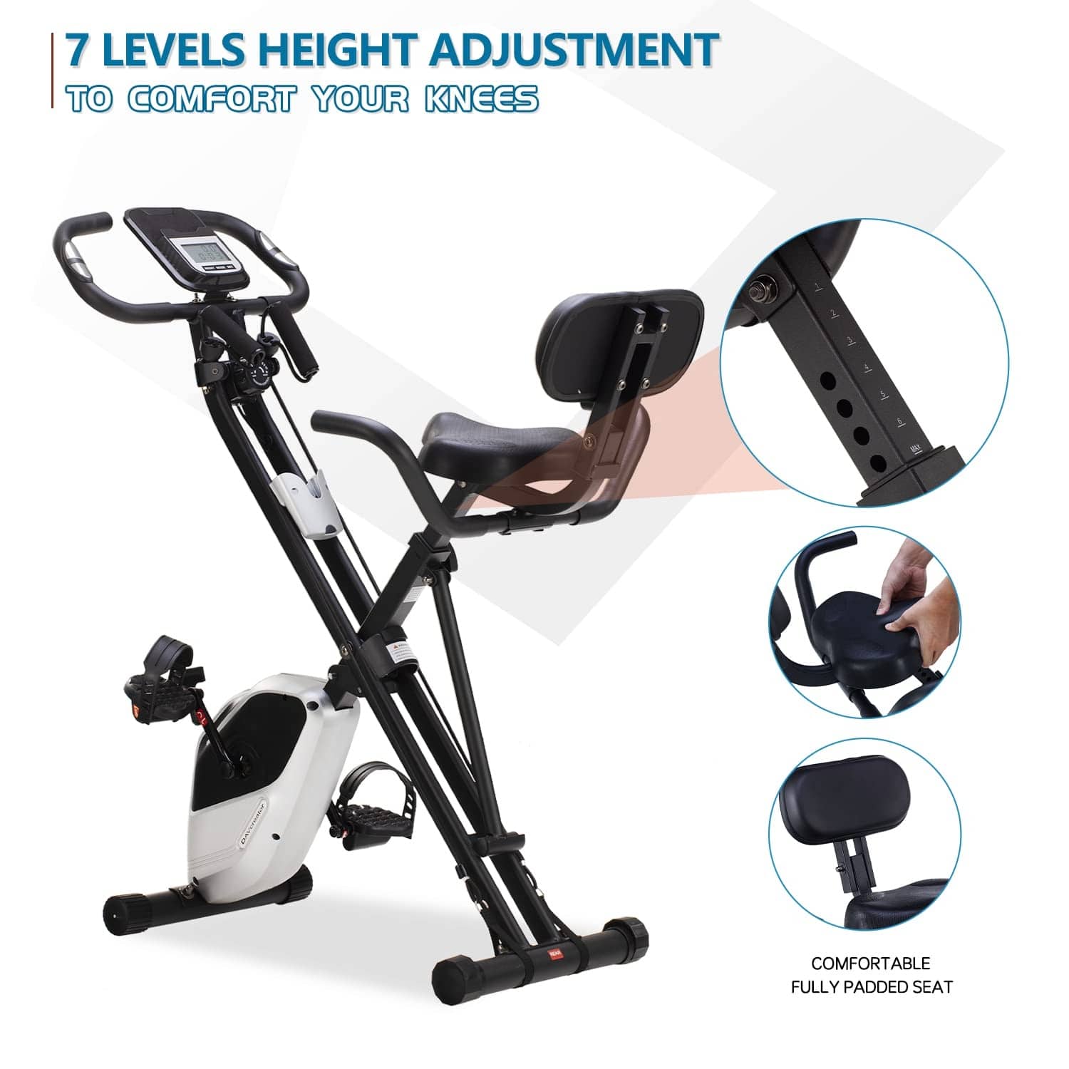Indoor Cycling Ativafit Fan Bike Recumbent Exercise Bikes For Home