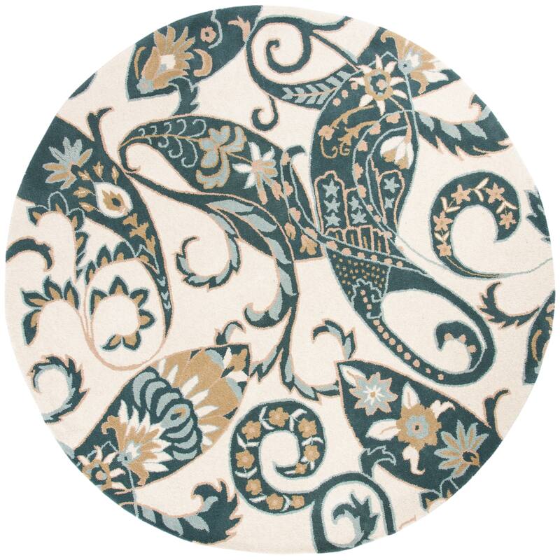 SAFAVIEH Handmade Wyndham Rosaleen Modern Wool Rug