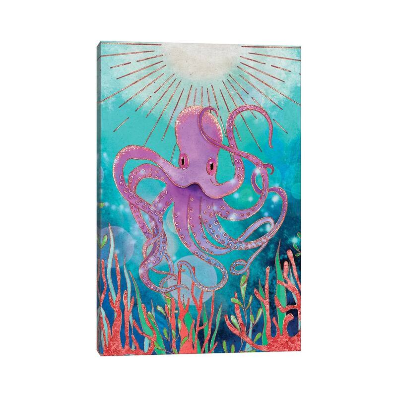 iCanvas "Octopus Magic" by Olivia Burki Canvas Print