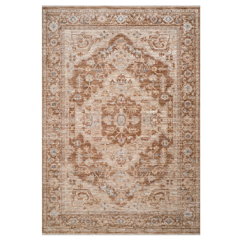 Albany Vintage Power-Loom Sand Area/Runner Rug - 7'9" x 9'9"