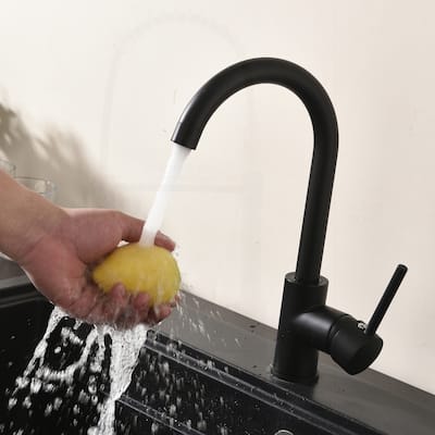 Stainless Steel Single Handle Kitchen Faucet