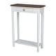 preview thumbnail 12 of 20, Marnie Two-tone 1-drawer Solid Wood Console Accent Table with Shelf by East at Main