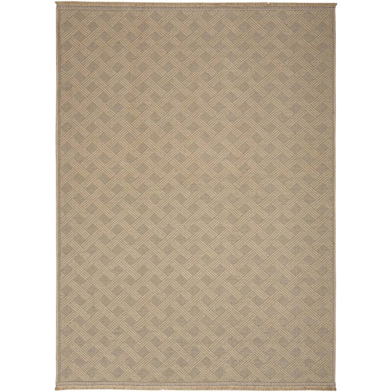 HomeRootsGeometric Modern Rectangle Area Rug - 71' X '47' X '0.25