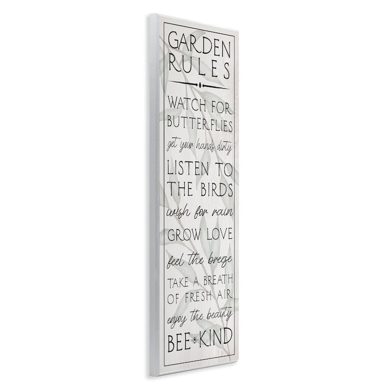 Stupell Uplifting Garden Rules Wall Plaque Art Design By Lil' Rue