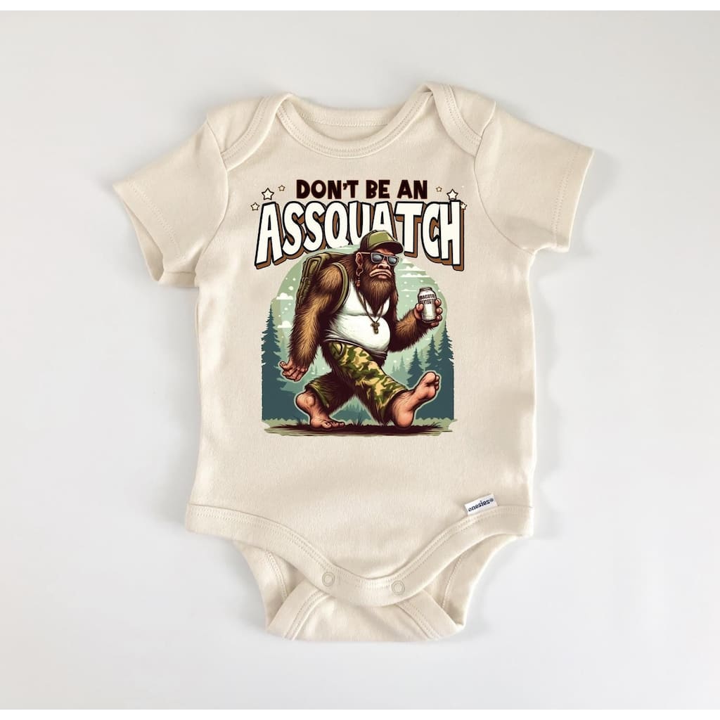 Sasquatch Big Foot - Baby Boy Girl Clothes Infant Bodysuit Funny Cute Newborn