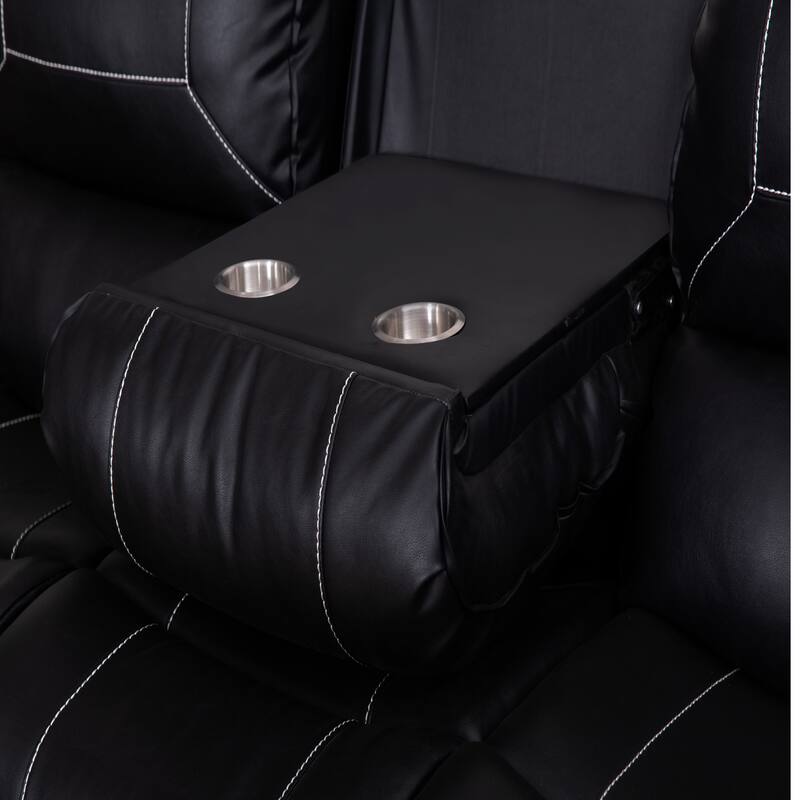 Contemporary Reclining Seating Collection Functional Sectional Sofa Set