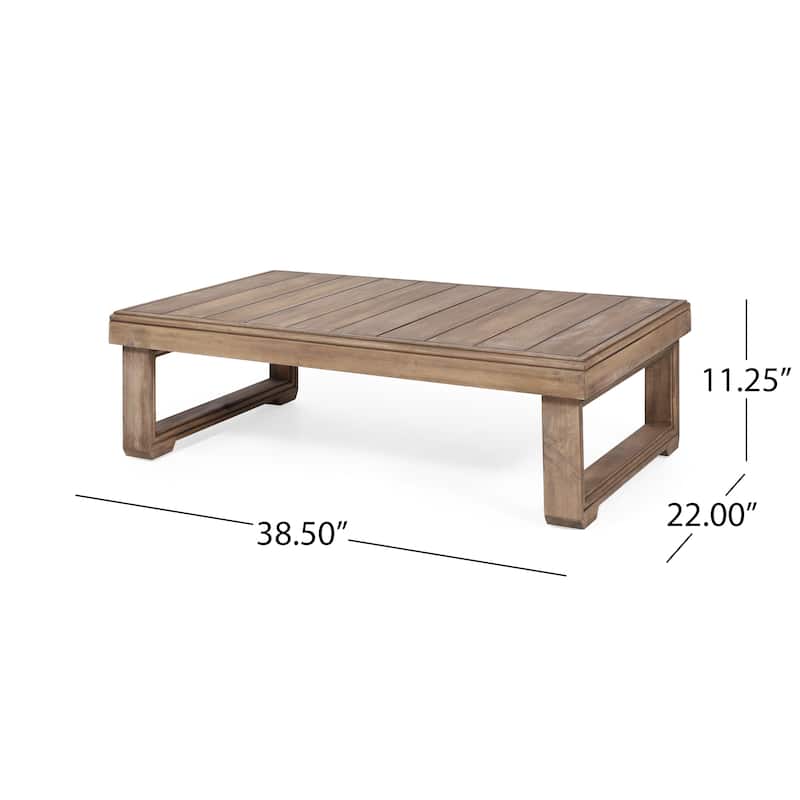 Westchester 4-piece Acacia Patio Chat Set by Christopher Knight Home