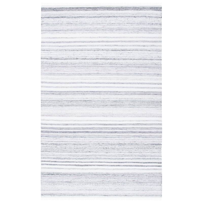 SAFAVIEH Handmade Kilim Rokhaya Transitional Rug - 8' x 10' - Ivory/Light Grey
