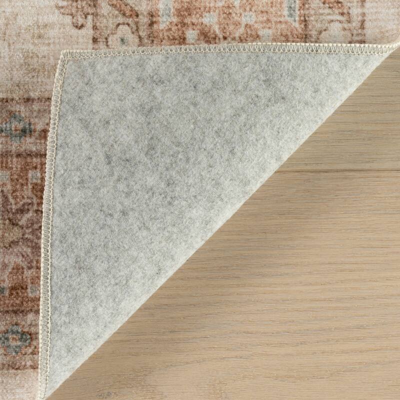 Nuloom Caria Traditional Bordered Washable Area Rug