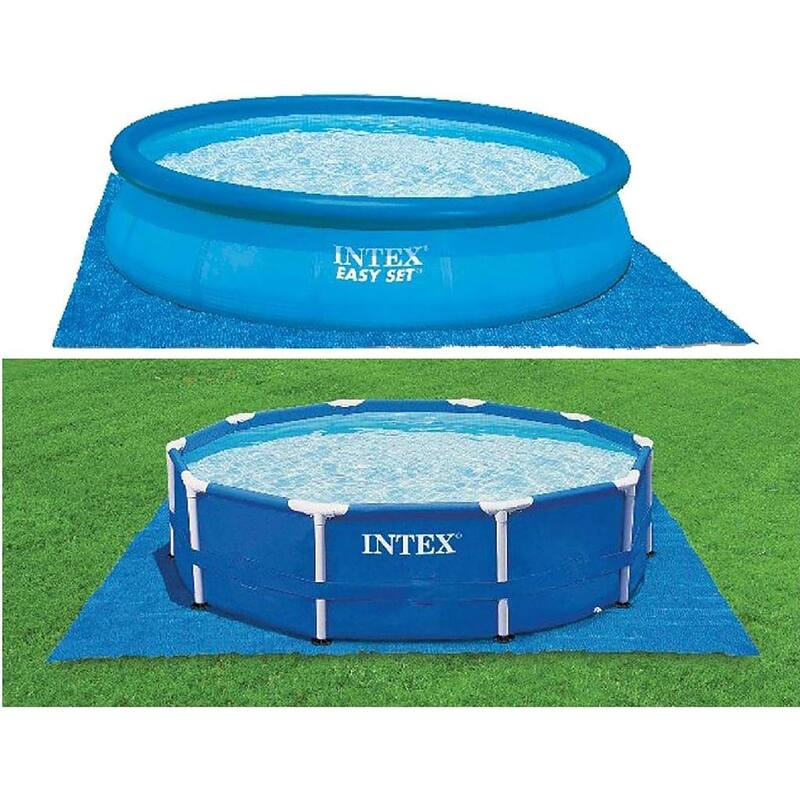 Square 15.5' Pool Ground Cloth for 8-15' Round Above Ground Pool