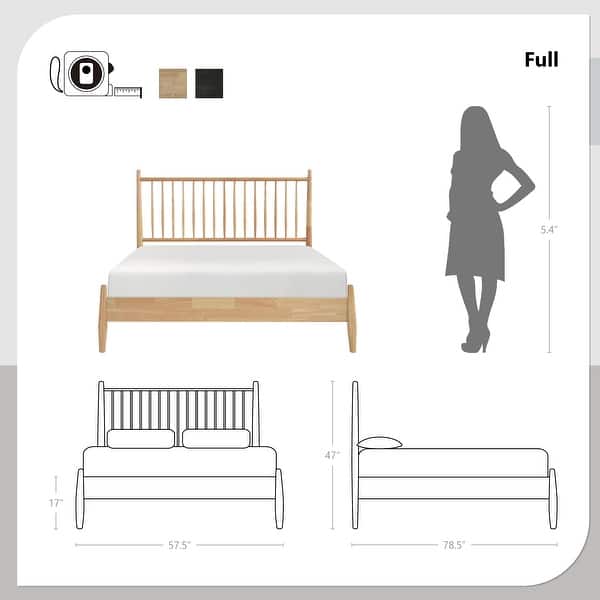 Fremont & Park Alsea Platform Bed, Full