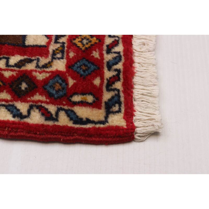 ECARPETGALLERY Hand-knotted Konya Anatolian Red Wool Rug - 3'1 x 10'11