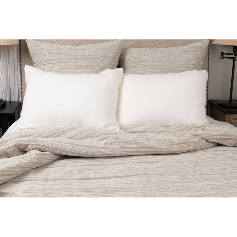 Gill, Cotton/Flax, Natural, Oversize King Quilt