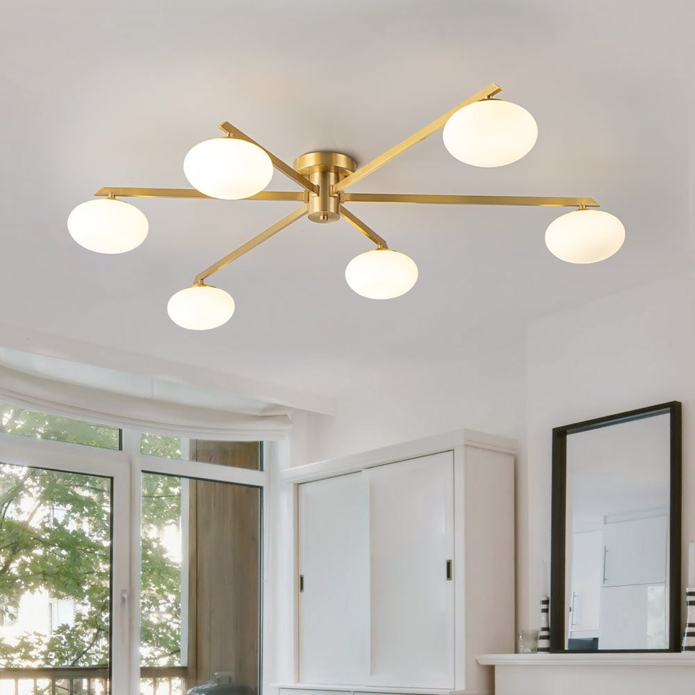 Oval flush mount light on sale