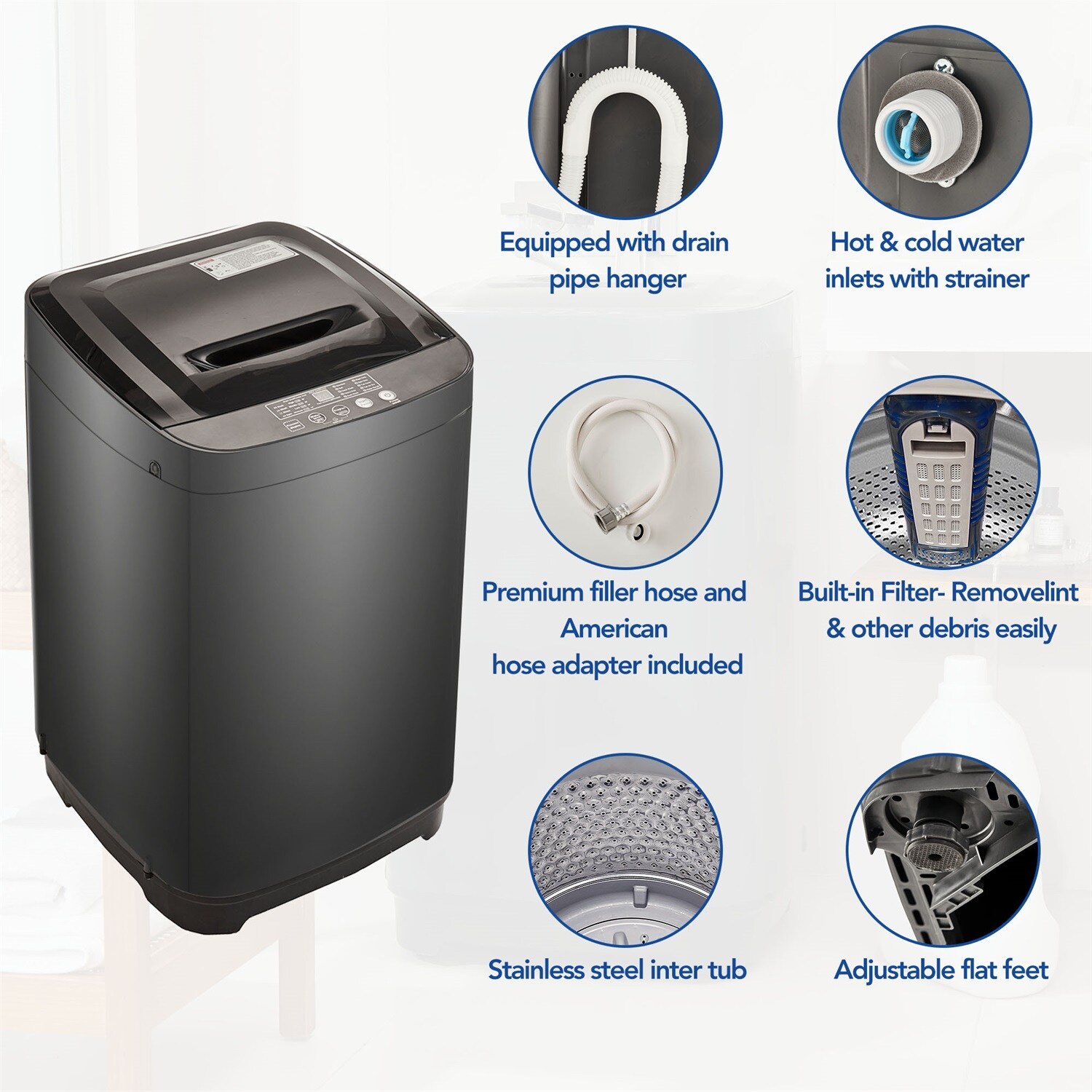 Haier 8.5kg Top Load Washing Machine HWM85