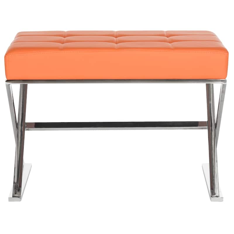 SAFAVIEH Clarine Creme Ottoman