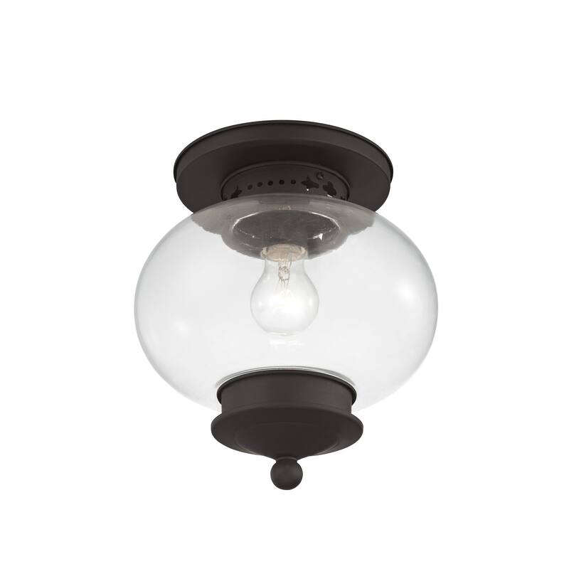 Livex Lighting Harbor 1 Light Semi-Flush Ceiling Fixture