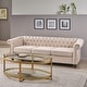preview thumbnail 1 of 29, Parksley Tufted Chesterfield 3-seat Sofa by Christopher Knight Home
