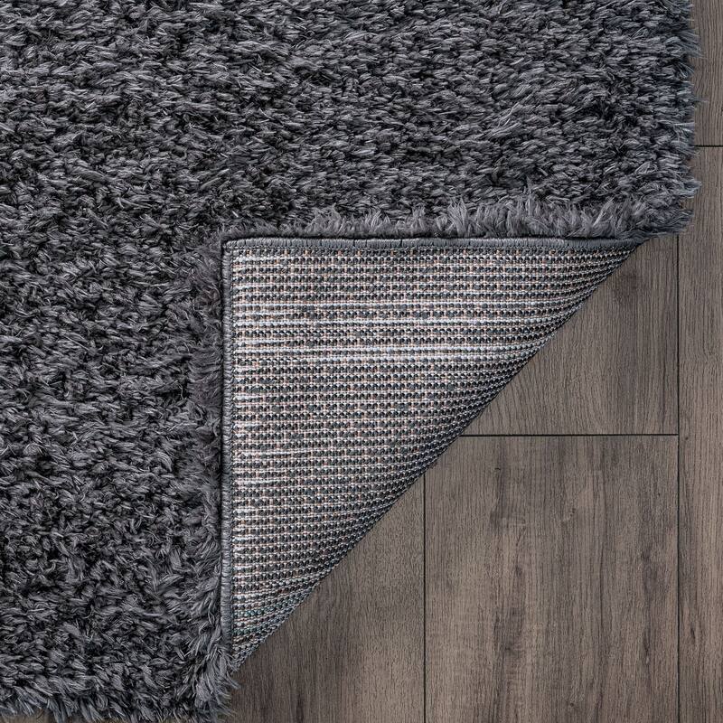 Heartfelt Shag Modern & Contemporary Solid Color Indoor Area Rug