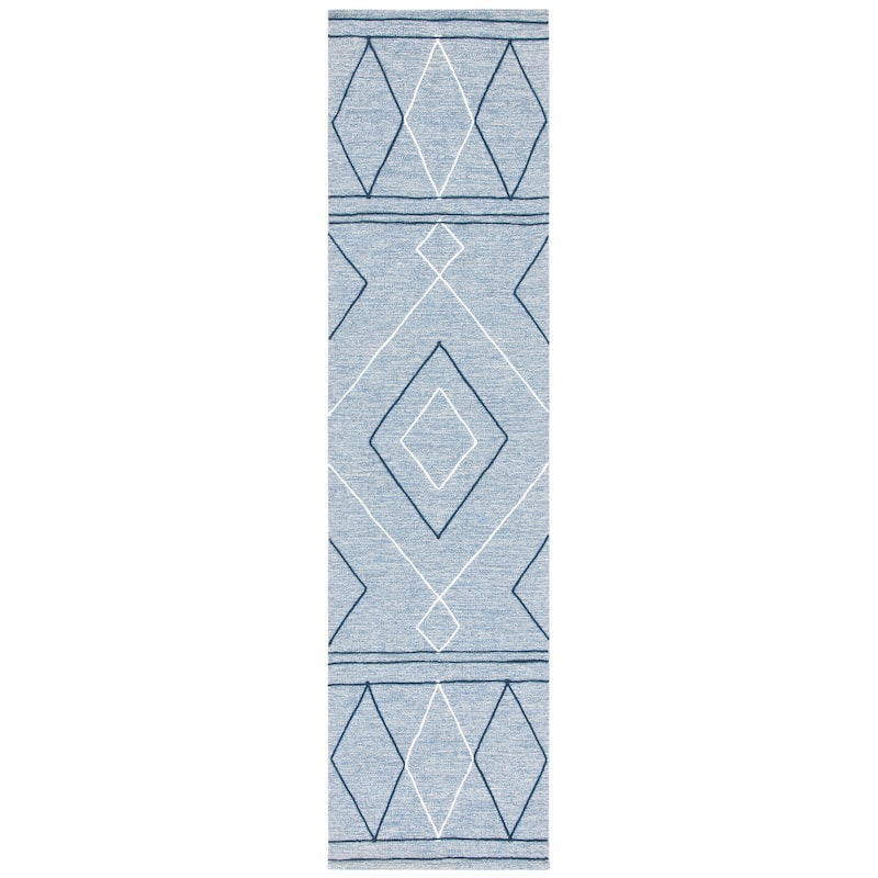 SAFAVIEH Handmade Striped Kilim Shanika Modern Cotton Rug