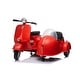 preview thumbnail 19 of 43, Vespa Scooter Adventure: Storage Space and Dual Seats for Siblings Red