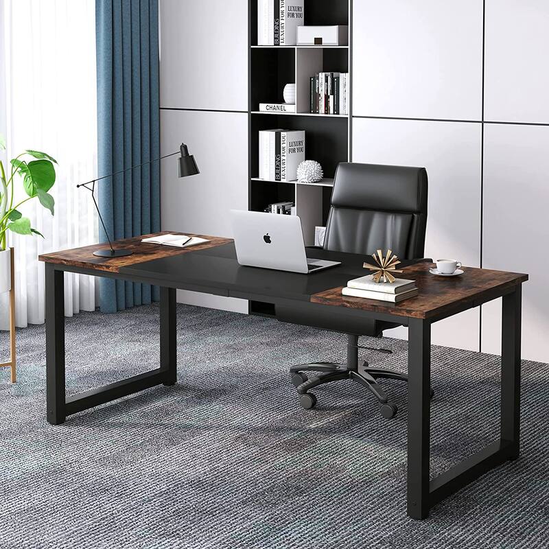 70.8" Large Computer Desk Conference Table with Thicken Frame