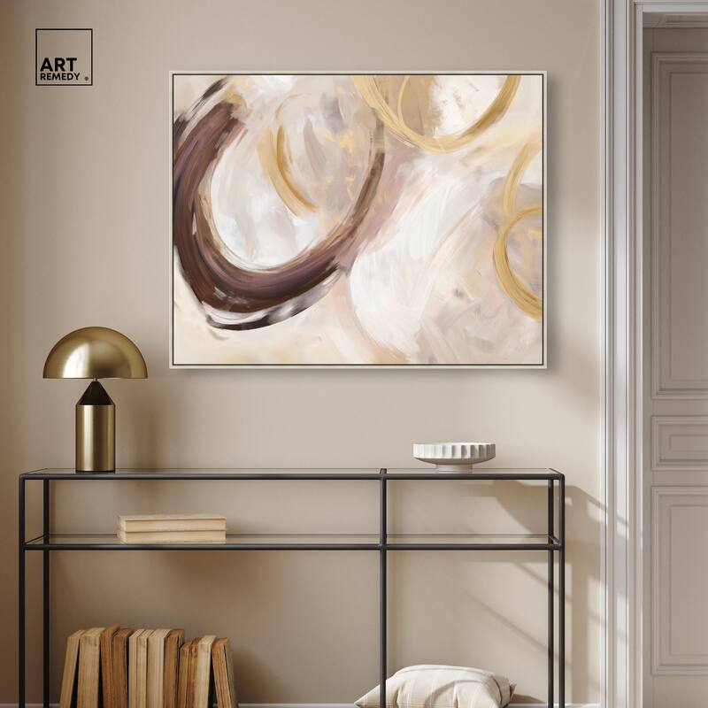 Dreamy Swirls I Canvas by Art Remedy