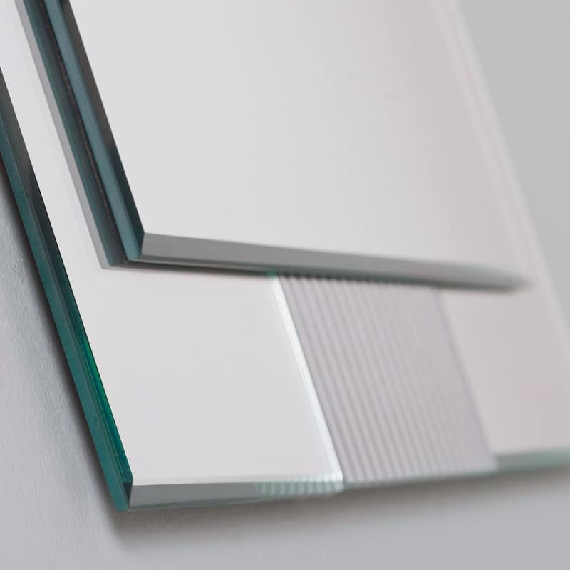 Francisca Large Frameless Wall Mirror - 23.6" x 31.5"