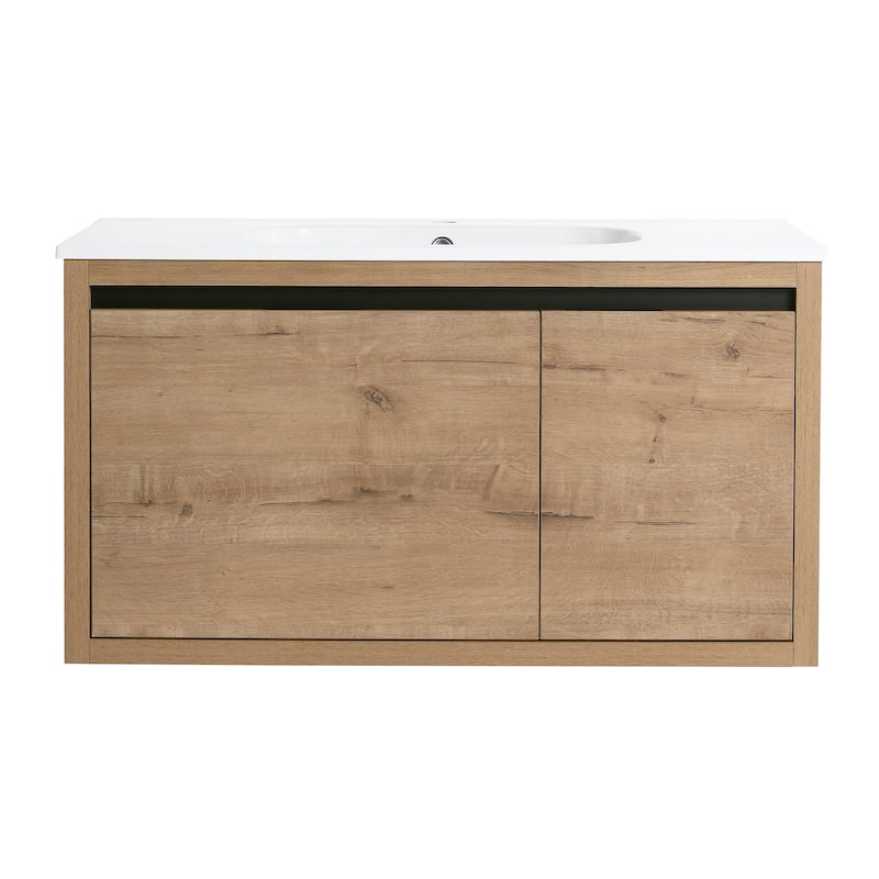 Topcraft Wall Mounted Bathroom Vanity with Sink