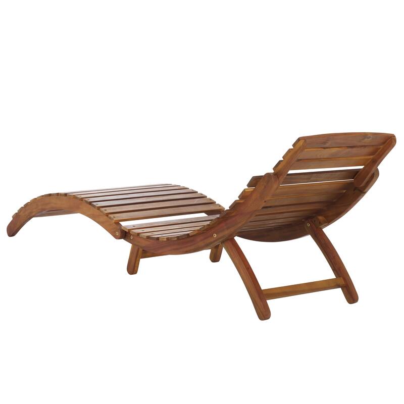 SAFAVIEH Outdoor Living Fanty Folding Sunlounger - 21"W x 72"D x 25"H