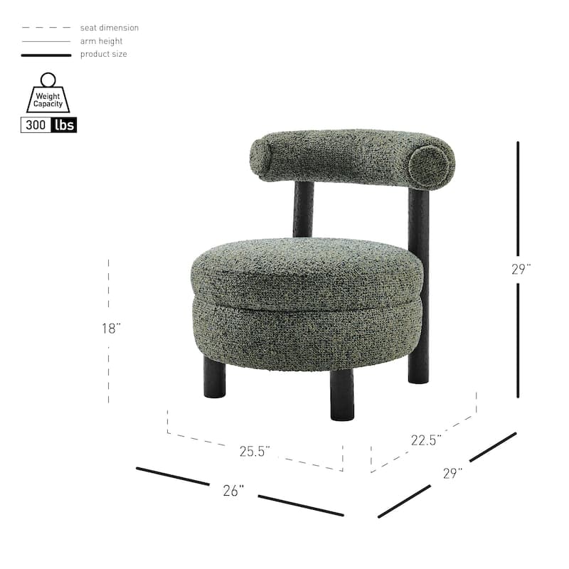NPD Furniture Esther Boucle Accent Chair