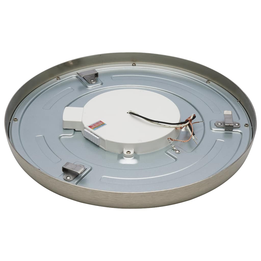 Blink Pro Plus 19.5W 12 Inch CCT Selectable Brushed Nickel Finish 120-277V Round - Brushed Nickel