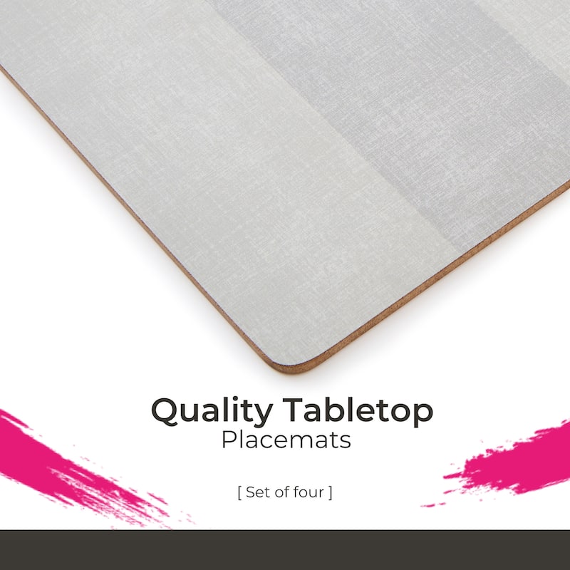 Pimpernel Set of 4 Go Neutral Placemats - 11.7 in x 15.7 in