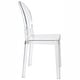 preview thumbnail 4 of 13, Indoor Outdoor Clear Plastic Armless Side Chairs