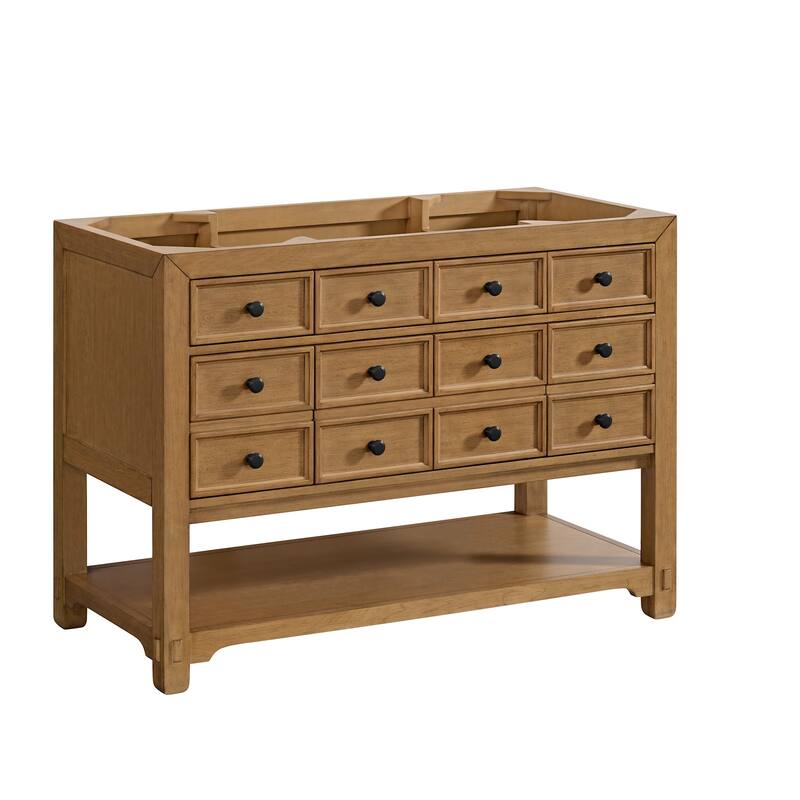 James Martin Vanities 505-V48 Malibu 48" Single Free Standing Vanity - Amber Birch - Wood Finish